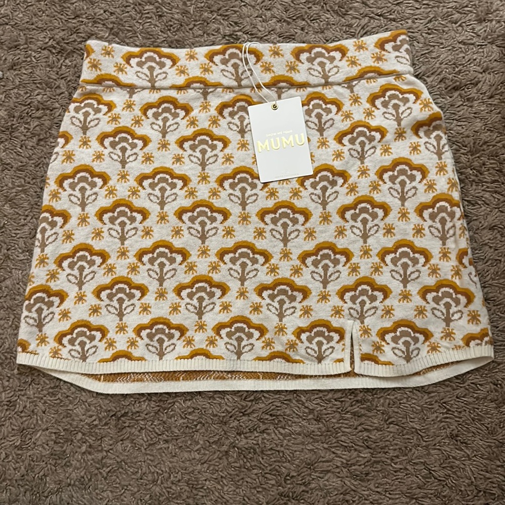 Show Me Your MuMu Knit Skirt BNWT